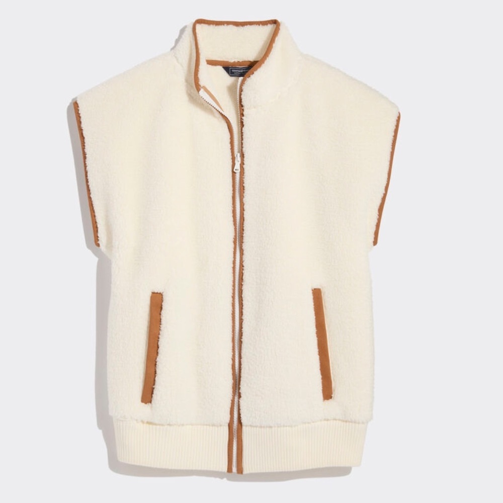 Women Teddy Fleece Full-Zip Vest